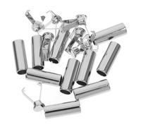 TOPBATHY 10 Piezas Metálicos para Cordones Tope Cuerda Resistente para Zapatillas Deportivas Reemplazo Puntas Cordón para Pantalones Deportivos Sombreros y Zapatos Acabado Elegante y