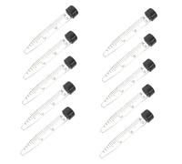 TOPBATHY 10 piezas Tubos Centrífugos Cónicos con Tapa Graduados para Laboratorio Cónico Sellado Prueba de Fugas Resistentes Químicos Uso Biología Molecular y Química Clínica