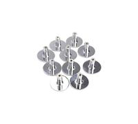 TOPBATHY 10 Pomos de Puerta de Cristal de Diamante de 30 Mm para Armarios y Cajones, Elegantes y Prácticos, Material de Aleación de Zinc y Piedra Duradera, Color Plata