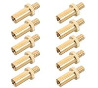 TOPBATHY 10 Unidades Extensor de Manguera de Aire para Bomba, Tubo Conector | Cobre, Sellado Hermético y Alcance Ampliado, para Boquillas de Aire y Bicicletas en Uso Doméstico