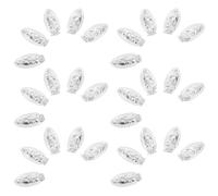 TOPBATHY 100 Piezas Amuletos para Uñas de Aleación Metálica en 3d Diseño de Buda, Accesorios Decorativos Plateados para Arte de Uñas DIY en Manicura y Manualidades