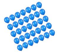 TOPBATHY 100 Piezas Globos de Látex Azul Mate de 12 Pulgadas para Fiesta y Boda, Versátiles y Fáciles de Moldear, Decoración Elegante y Sofisticada para Cumpleaños