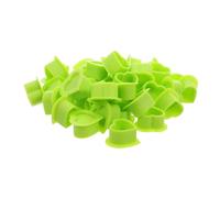 TOPBATHY 100 piezas Unidades de Portavasos de Silicona para de Tatuaje Forma de Corazón Soporte Flexible y Resistente para Tinta Accesorios para Artistas Base Estable Suministros para