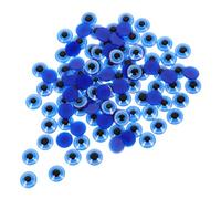 TOPBATHY 100 Unidades Cabujones de Resina Mal de Ojo Plano Forma de Cúpula Redonda, Resistentes al Desgaste, para Manualidades y Decoración de Juguetes de Peluche