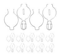 TOPBATHY 12 piezas de sellado con hebilla para latas, soporte de rosca, tarro de conservas, clip de alambre, hebilla de sellado de tarro de vidrio, cierres de metal para latas selladas, asas de
