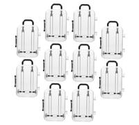 TOPBATHY 12piezas Cajas de Embalaje para Equipaje Transparentes Cajas de Dulces Tipo Maleta de Viaje Creativas Mini Maletas Ruedas para Regalos de Fiesta Decoraciones Únicas para Bodas