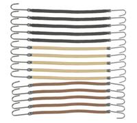 TOPBATHY 15 Piezas Coleteros para Atar, Cordón Elástico Cabello, Metal y Nylon, Textura Flexible, Sujeta Coleta, para Mujer, Yoga y Peinados DIY