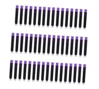 TOPBATHY 150 piezas Recargas de Tinta para Pluma Estilográfica Morada Cartuchos Borrables para Escuela y Oficina Material Escolar de Papelería Suave Escritura y Alta Fluidez