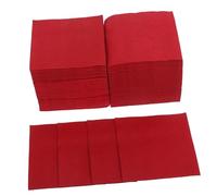 TOPBATHY 150piezas Servilletas Elegantes Para Cócteles Fiestas De Vino Servilletas Rojas Desechables Para Bar