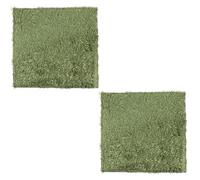 TOPBATHY 2 Esteras de Musgo Artificial para Reptiles 30x30 Cm, Alfombra Absorbente de Césped Simulado Verde para Terrarios de Anfibios y Tortugas, Sustrato Hidratante y Protectora