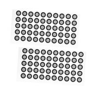TOPBATHY 2 Hojas Marcadores Reflectantes para Escáner Película Resistente y Adhesiva Puntos de Duraderos de Grosor Unidades por Pack para Seguimiento Óptico