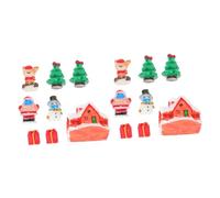 TOPBATHY 2 Juegos Adornos Navideños En Miniatura Adornos De Micropaisajes Adornos Navideños para Joyería Árboles De Navidad Bolas Navideñas Grandes Adornos De Otoño Adornos 8 Uds * 2