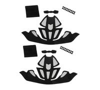 TOPBATHY 2 Juegos Kit de Almohadillas para Casco de Ciclismo Revestimiento Interior de Transpirable para Casco de Moto y Bicicleta de Montaña Acolchado Reemplazable para Uso Exterior