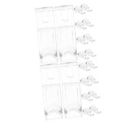 TOPBATHY 2 Juegos Persiana Enrollable Cortina Gancho De Posicionamiento Cortinas Enrollables Accesorios para Clips De Cortina Clip De Fijación De Rodillos Tiradores De Cortina 10 Uds * 2