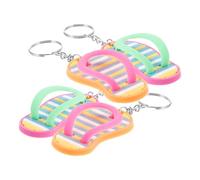 TOPBATHY 2 Pares Llavero de Pvc Diseño de Zapatilla para Colgar en Mochila o Bolso, Decorativo y Resistente, Adecuado para Complementar Tu Estilo Creatividad Única