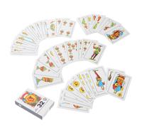 TOPBATHY 2 Piezas Baraja de Cartas Españolas para Juegos y Fiestas, 1 | Portátil y Fácil de Aprender, Juego Versátil para Amigos y Ocio, Formato Estándar para Cartas Baraja Española