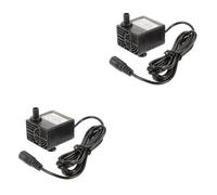TOPBATHY 2 Piezas Bomba Sumergible Solar Water Pump sordina Aire portátil Tanque compresor Fuente Piscina Bomba de Agua DC 24v sumergibles de CC Bomba de Ducha doméstica el plastico
