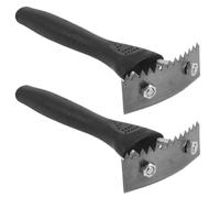 TOPBATHY 2 Piezas Cuchillo para Raspar la Superficie de Árboles Frutales Mango Ergonómico y Dientes Grandes, Adecuado para Poda de Melocotoneros y Perales