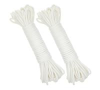 TOPBATHY 2 Piezas Cuerda de Algodón para Riego Automático White para Orquídeas y Macetas, Sistema de Auto-riego Diy, Previene Secas Puede Cortar
