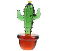 TOPBATHY 2 Piezas De Adorno De Cactus De Vidrio Plantas Falsas Suculentas Estatuillas Artificiales Estatuas De Cactus Decoración De Plantas para El Coche Decoración De Piscinas para