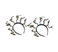 TOPBATHY 2 Piezas Diadema Medusa Serpiente Realista Ligera y Duradera para Halloween y Carnaval Accesorio de Disfraz para Mujeres y Niñas