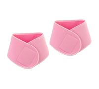 TOPBATHY 2 Piezas envoltura de gel hidratante para el cuello skincare skin care cojín cervical parches hidratantes para el cuello almohadilla para el cuello sin arrugas poliéster rosa