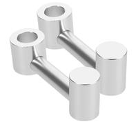 TOPBATHY 2 Piezas Gancho para Reposacabezas de Coche de Aleación de Aluminio Organizador de Almacenamiento para Vehículo Soporte para Bolsos Respaldo Asiento Coche para Colgar Monederos y B