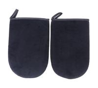 TOPBATHY 2 piezas Guantes Aplicadores de Autobronceador sin Rayas de Negro Suaves y Cómodos para Aplicar Loción Bronceadora Uniforme Cara y Cuerpo