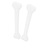 TOPBATHY 2 Piezas Hueso Humano Fácil de Colocar de Plástico Realista Adorno Blanco de Plástico para Ambiente Espeluznante y Auténtico para Decoración de Halloween