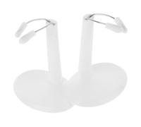 TOPBATHY 2 Piezas Marco De Soporte De Muñeca Pararse Muñecas Mostrar Chicas Figura De Pie Soporte De Estatuilla Soporte De Exhibición El Plastico