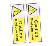 TOPBATHY 2 Piezas Pegatinas de Precaución Autoadhesivas de Advertencia para Equipos Industriales Almacenamiento y Uso Entornos Críticos