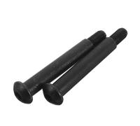TOPBATHY 2 Piezas Pernos de Bicicleta Estática, Pernos de Reemplazo de Máquina Elíptica, Acero Negro, Rosca Imperial 1/2-20, Lados Derecho E Izquierdo, para Fitness Bike y Gimnasio en Casa