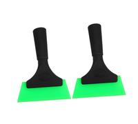TOPBATHY 2 Piezas Raspador para Película de Coche con Mango Ergonómico Herramienta Duradera para Alisar Vinilo y Limpieza Automóviles Vidrio y Electrónica Color Verde