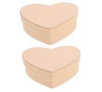 TOPBATHY 2 Uds Caja En Forma De Corazón Cajas De Papel Kraft