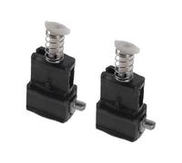 TOPBATHY 2 Unidades Hebillas Metálicas para Maleta Clips de Bloqueo para Asa Telescópica Accesorios de Repuesto para Equipaje Ajustables y Resistentes para Reparación de Manijas de Color