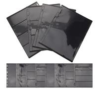 TOPBATHY 20 piezas Álbum de Páginas para Sellos y Postales Organizador de Colección Plástico Protector de Cartas y Fotos de Unidades para Coleccionistas