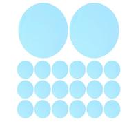 TOPBATHY 20 Unidades Kit de Iluminación para Fotografía Profesional Luces Azules de Pet, Instalación Fácil y Diseño Redondo para Estudio y Reuniones