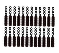 TOPBATHY 24 Peines de Plástico Cabello para Mujer Cepillos Desenredantes Resistentes al Calor Masajeadores del Cuero Cabelludo Tamaño Variado para Cuidado Diario del Cabello