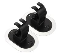 TOPBATHY 2piezas Abrazadera De Barra De Cortina Soportes Sin Taladrar Clips para Barra De Cortina De Ducha Soporte para Baño y Dormitorio