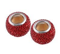 TOPBATHY 2piezas Anillo Decorativo Brillante Para Reposacabezas De Coche Anillos De Gemas Para Coche Adecuado Para Decoración Interior De