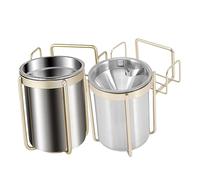 TOPBATHY 2piezas Ceniceros De Baño Ceniceros De Pared Acero Inoxidable Duradero y Resistente