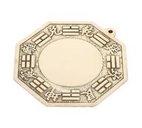 TOPBATHY 2piezas Espejo Convexo De Bagua De Cobre para Feng Shui Adorno Decorativo para Hogar Exorciza Espíritus Malignos