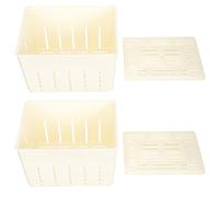 TOPBATHY 2piezas Moldes De Tofu De Plástico Herramientas Para Hacer Tofu Casero Práctica y Conveniente Para Cocina Compacto