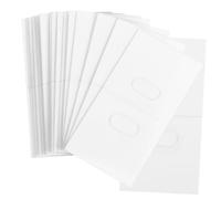 TOPBATHY 3 Juegos Pestañas De Reparación De Persianas Verticales Verter Cortinas Opacas Apagón Ciego Portátil Doble Cortinas De Puerta Imagen Equipo El Plastico Transparent 20 Piezas * 3