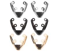 TOPBATHY 3 Pares de Protectores para Tacones Altos Protectores Antideslizantes para Suela y Punta de Hierro , Decoración Invisible y Ligera , Ideales para Bodas y Fiestas