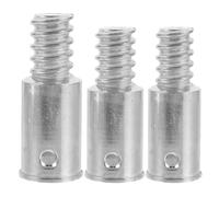 TOPBATHY 3 Piezas Adaptador de Poste de Extensión Diseño de Rosca Americana para Escoba y Fregona, Material de Aleación de Aluminio Resistente, Compatible y Versátil para Limpieza del Hogar