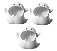 TOPBATHY 3 Piezas De Artesanías De Cerámica para El Hogar Cenicero Fantasma Divertido Mesa De Té para Sala De Estar Decoración Creativa Cenicero para Hombres Paquete Individual