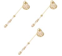 TOPBATHY 3 Piezas Extintor de Velas Retro Velas perfumadas Pegatinas Velas de Miedo perfumado Home Decor decoração casa Vela apaga la Herramienta Accesorio de Velas Aleación de Zinc
