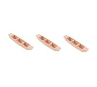 TOPBATHY 3 Piezas Modelo de de Madera Soporte para Postes de náutico Proyecto Mini Kayak de Juguete Agua Home Decor decoração casa Mini Adornos de Mini de Madera