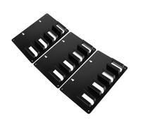 TOPBATHY 3 Piezas Soporte Montado Pared para Cortapelos Negro Organizador Profesional para Herramientas de Peluquería Rack Antideslizante para Almacenamiento de Cortadoras Eléctricas